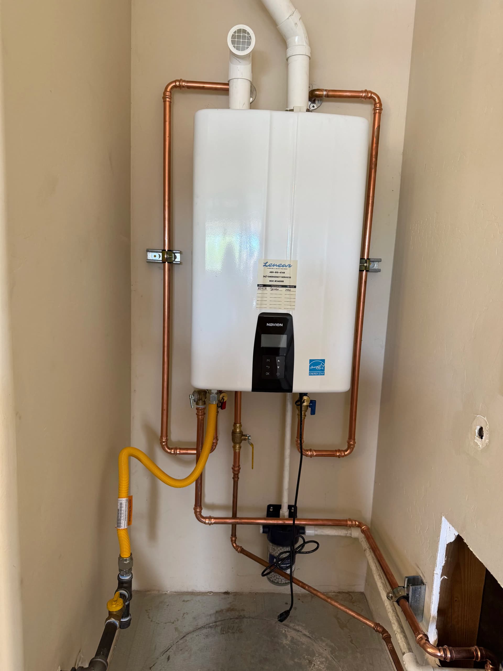 Tankless Water Heater Upgrade in Queen Creek image