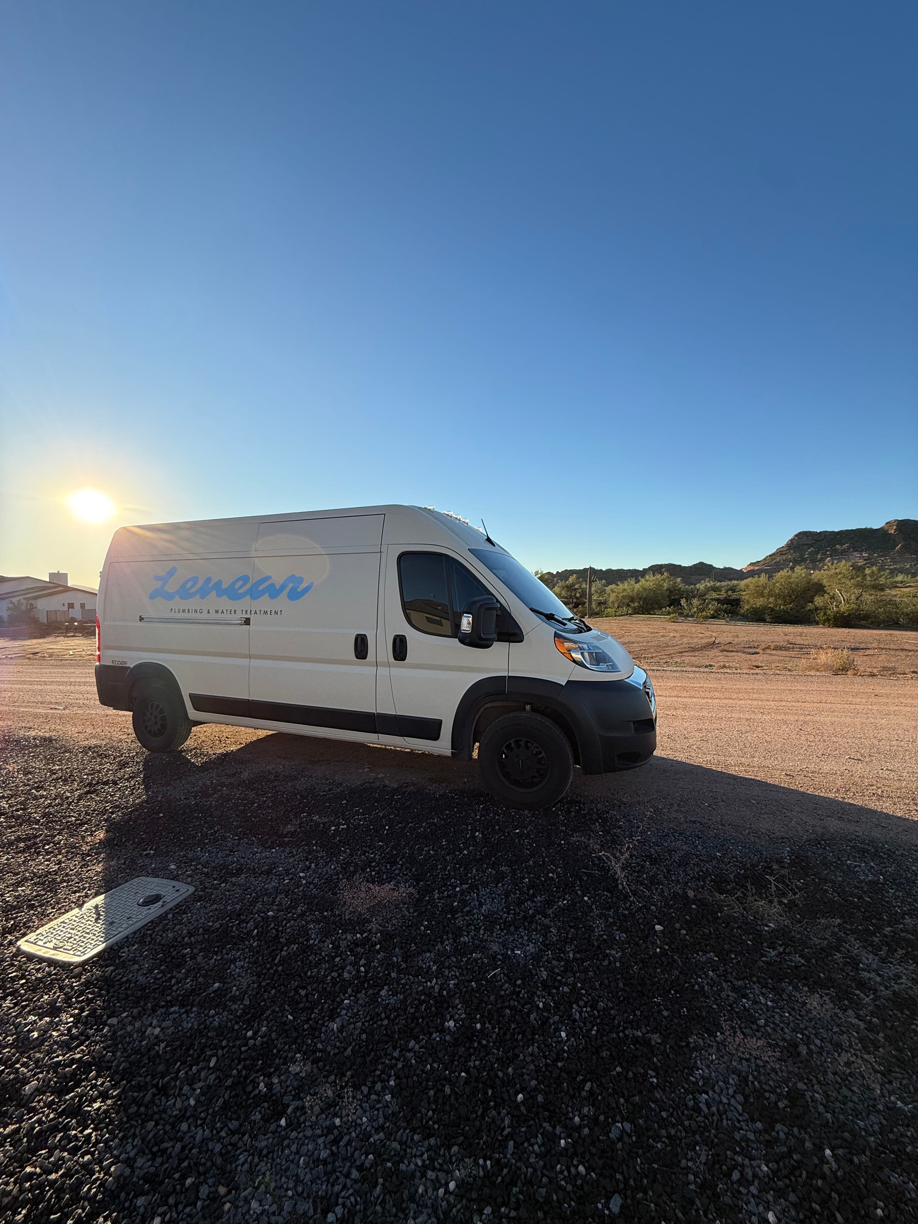 Lenear Plumbing Hits the Road with New Van